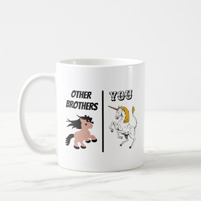 Other Brothers Gift, Funny Brother Gift, Coffee Mug (Left)