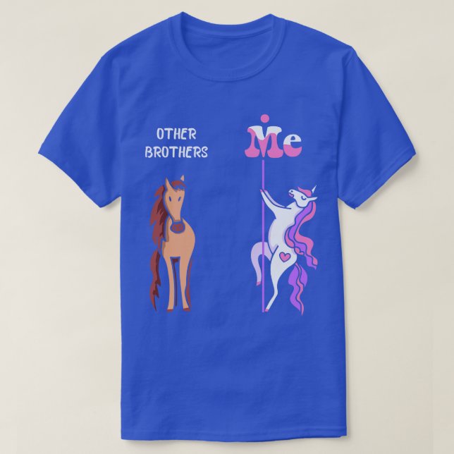 Other brothers Me Tee Unicorn Brother Funny Gift I (Design Front)