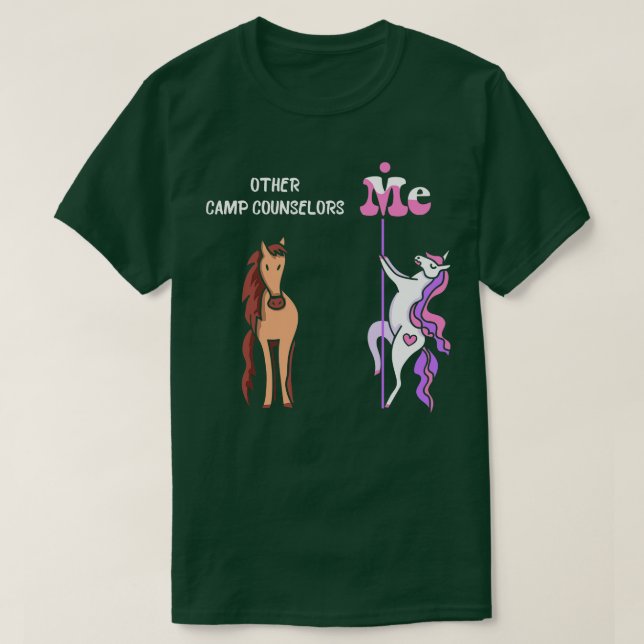 Other camp counselors Me Tee Unicorn Camp Counselo (Design Front)