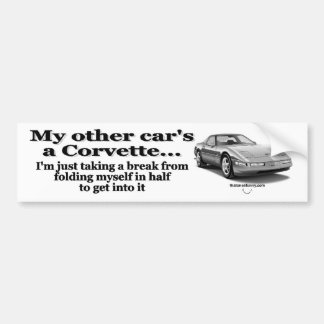 Other Car's a Corvette Bumper Sticker