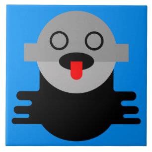 Other Dimension Dada Alien Manga Clupkitz Ceramic Tile