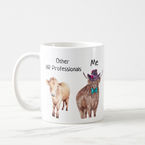 Other HR Professionals Highland Cow Employee  Coffee Mug