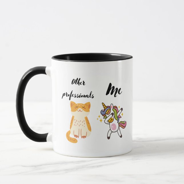 Other HR Professionals Me Unicorn Human Resources Mug (Left)