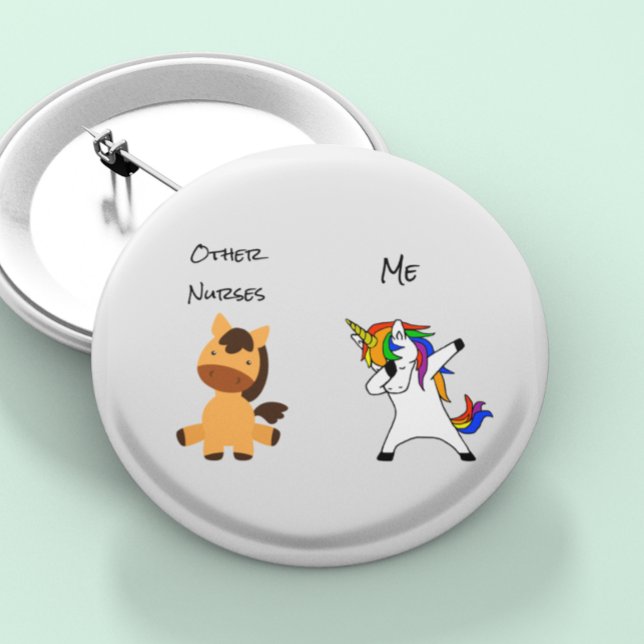 Other Nurses Unicorn Medical Field Hospital Button (Creator Uploaded)