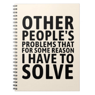 Other People's Problems Notebook