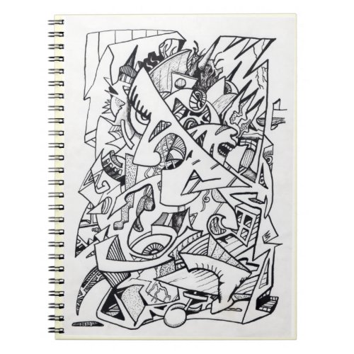 Other Planes of Here ink drawing Notebook