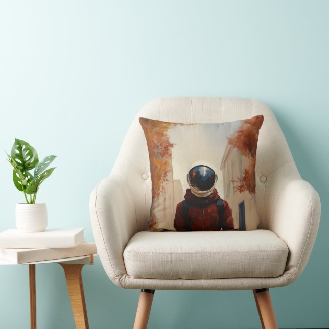 Other Planet Throw Pillow (Chair)