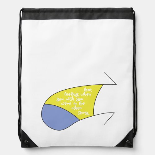 Other Story Feeling Meme Mouth Drawstring Bag