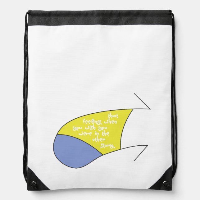 Other Story Feeling Meme Mouth Drawstring Bag (Front)