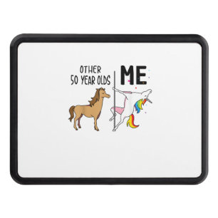 Other Unicorn 50 Year Olds Birthday And Me Gift Fo Hitch Cover