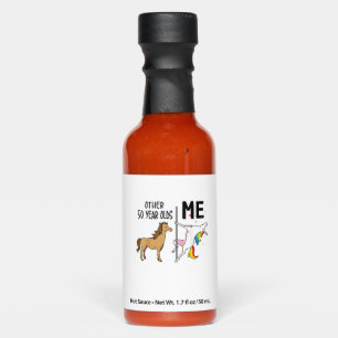 Other Unicorn 50 Year Olds Birthday And Me Gift Fo Hot Sauces