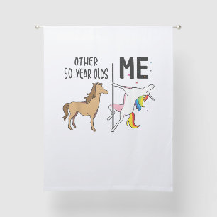 Other Unicorn 50 Year Olds Birthday And Me Gift Fo Sheer Curtains