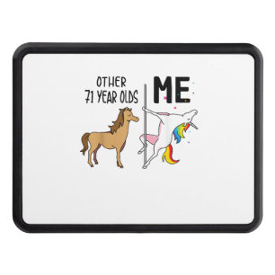 Other Unicorn 71 Year Olds Birthday And Me Gift Fo Hitch Cover