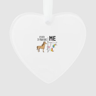 Other Unicorn 71 Year Olds Birthday And Me Gift Fo Ornament