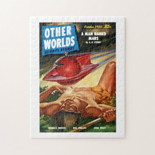 Other Worlds Oct 1950 Jigsaw Puzzle