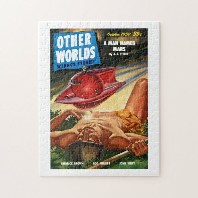 Other Worlds (Oct, 1950) Jigsaw Puzzle (Vertical)
