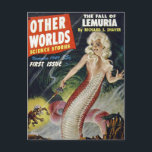 Other Worls Science 1 Postcard<br><div class="desc">Send postcard greetings to friends on this awesome,  classic Pulp Science Fiction image from the 1920s,  1930s,  1940s,  and 1950s!</div>
