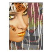 Otherkin Tiger Female Therian art, stunning makeup (Front)