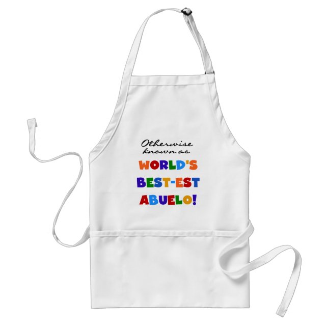 Otherwise Known as Best-est Abuelo Gifts Adult Apron (Front)