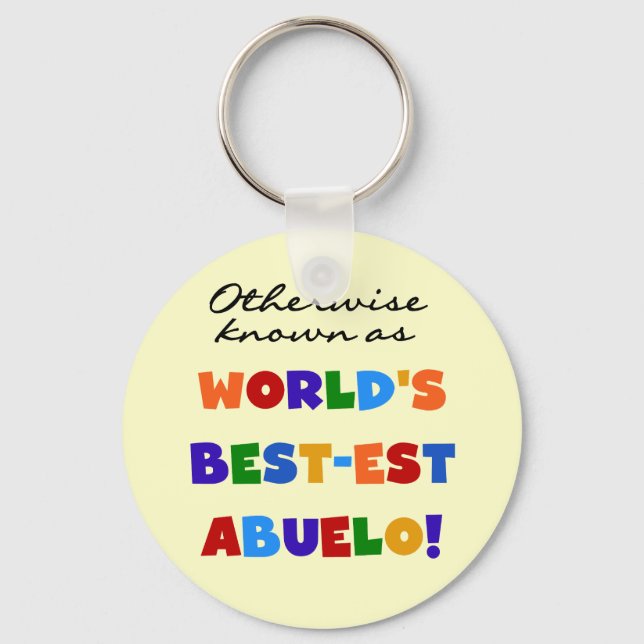 Otherwise Known As Best-est Abuelo Keychain (Front)
