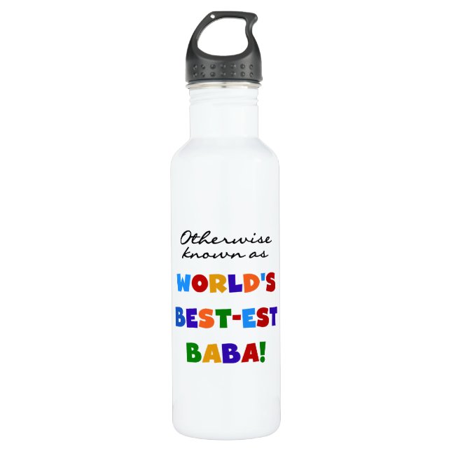 Otherwise Known As Best-est Baba Stainless Steel Water Bottle (Front)