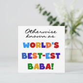 Otherwise Known as Best-est Baba T-shirts and Gift (Standing Front)