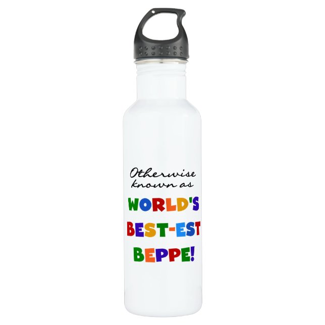 Otherwise Known As Best-est Beppe Water Bottle (Front)