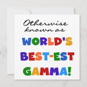 Otherwise Known as Best-est Gamma Gifts (Front)