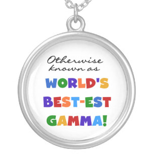 Otherwise Known as Best-est Gamma Gifts Silver Plated Necklace