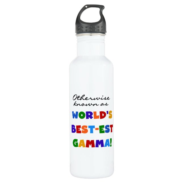 Otherwise Known As Best-est Gamma Stainless Steel Water Bottle (Front)
