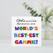 Otherwise Known as Best-est Gammie Tshirts (Standing Front)