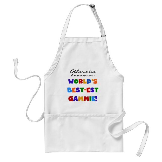 Otherwise Known as Best-est Gammie Tshirts Adult Apron (Front)