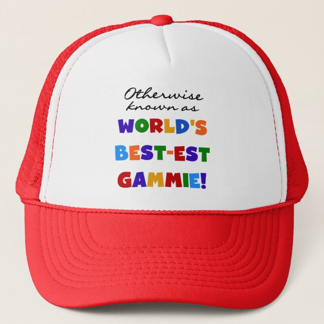 Otherwise Known as Best-est Gammie Tshirts Trucker Hat (Front)