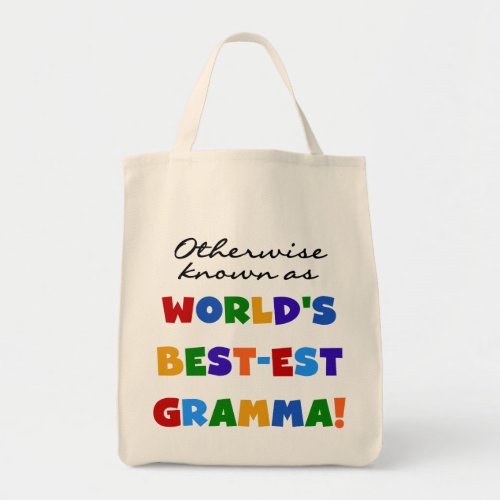 Otherwise Known as Best_est Gramma T_shirts Tote Bag