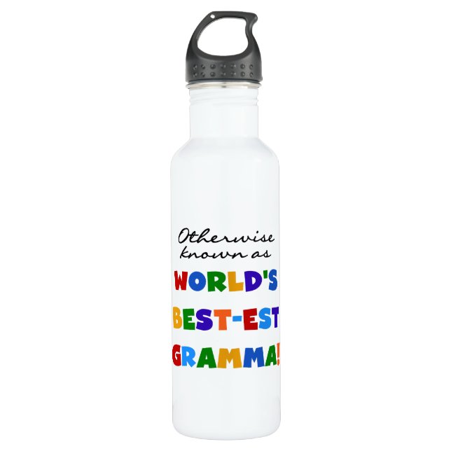 Otherwise Known as Best-est  Gramma Water Bottle (Front)