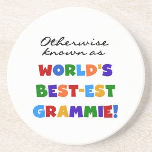 Otherwise Known as Best-est Grammie Gifts Drink Coaster