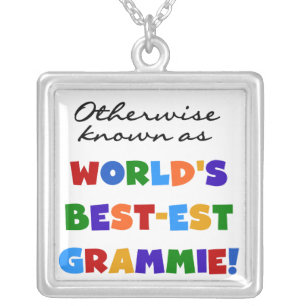 Otherwise Known as Best-est Grammie Gifts Silver Plated Necklace