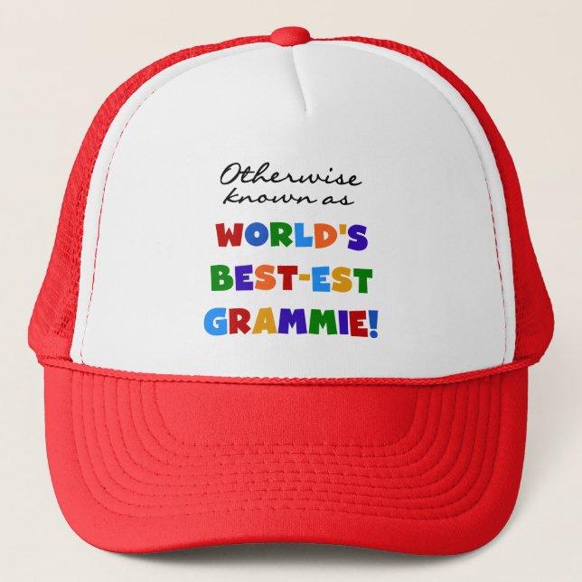 Otherwise Known as Best-est Grammie T-shirts Trucker Hat (Front)
