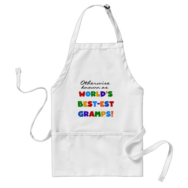 Otherwise Known as Best-est Gramps Adult Apron (Front)
