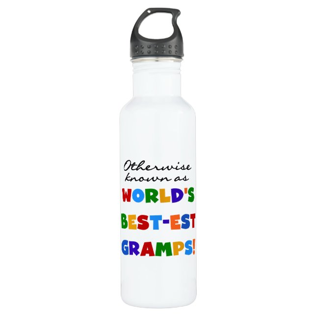 Otherwise Known as Best-est Gramps Stainless Steel Water Bottle (Front)