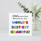 Otherwise Known as Best-est Grandpa Gifts (Standing Front)