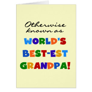 Otherwise Known as Best-est Grandpa Gifts Cards