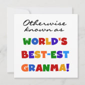 Otherwise Known as Best-est Granma Gifts (Front)