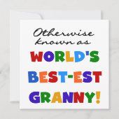 Otherwise Known as Best-est Granny Gifts (Front)
