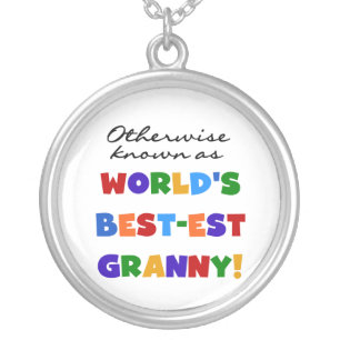 Otherwise Known as Best-est Granny Gifts Silver Plated Necklace
