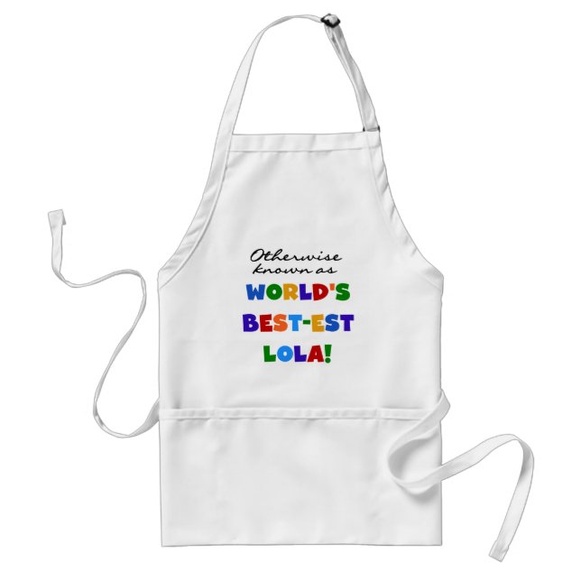 Otherwise Known as Best-est Lola Gifts Adult Apron (Front)