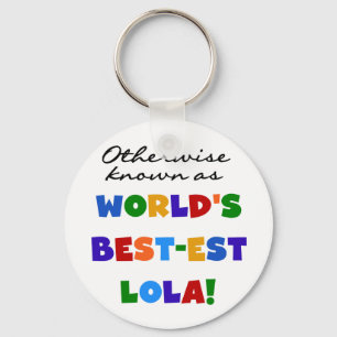 Otherwise Known as Best-est Lola Gifts Keychain