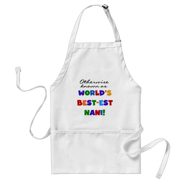 Otherwise Known as Best-est Nani Tshirts and GIfts Adult Apron (Front)