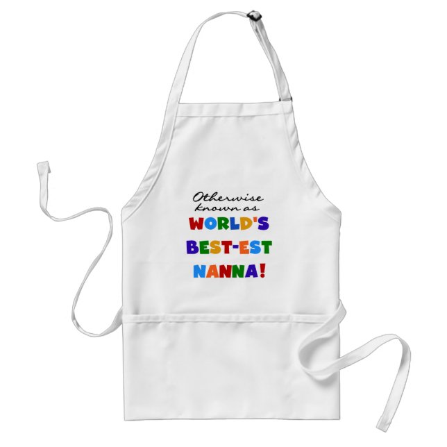 Otherwise Known as Best-est Nanna Gifts Adult Apron (Front)
