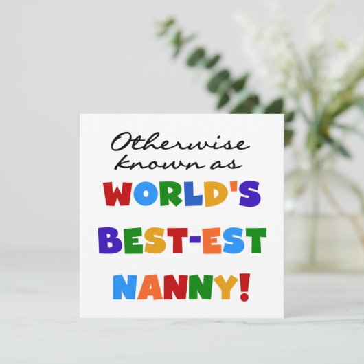 Otherwise Known as Best-est Nanny Gifts (Standing Front)